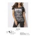 Intimami Completo Pigiama T-shirt+leggings lungo donna in cotone ART.ID352 NERO - CIPRIA